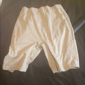 Basic Grey Biker shorts